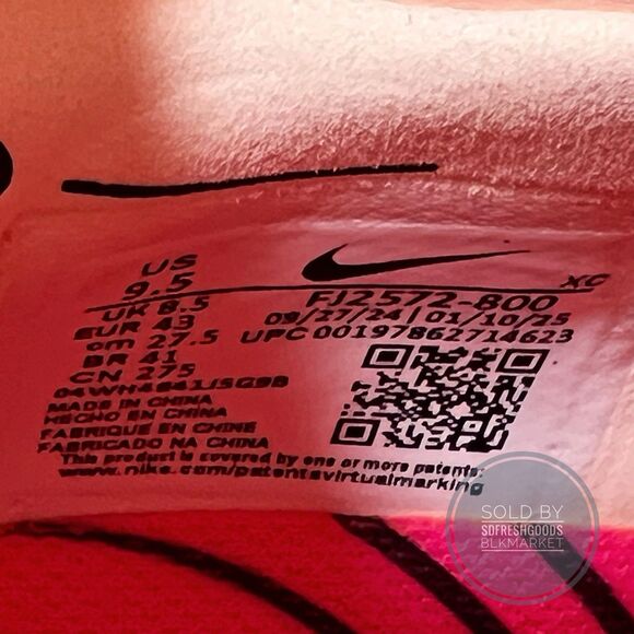 NIKE PHANTOM LUNA II ELITE FG PINK PRISM PACK CLEATS FJ2572-800 MEN’S SIZE 9.5 main image 7